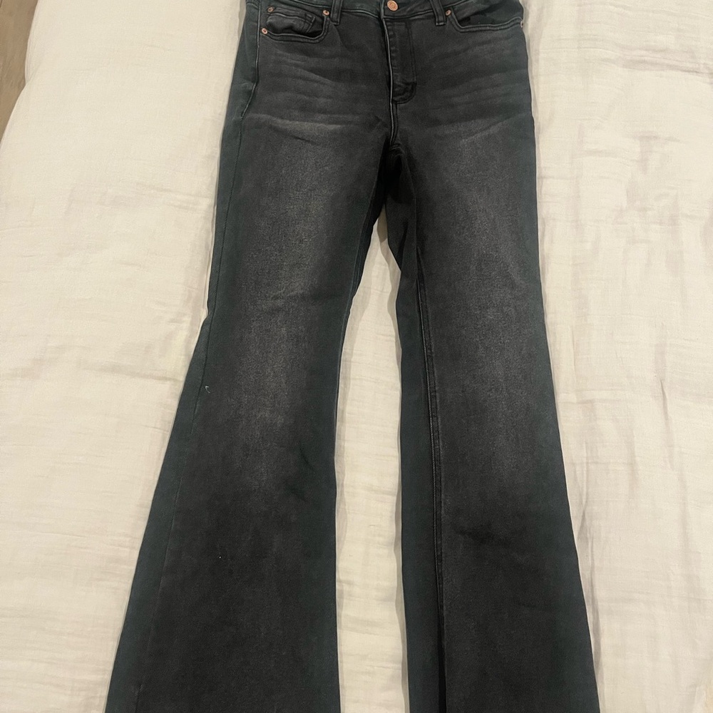 Classic Black Women's Jeans - Garage - Flare